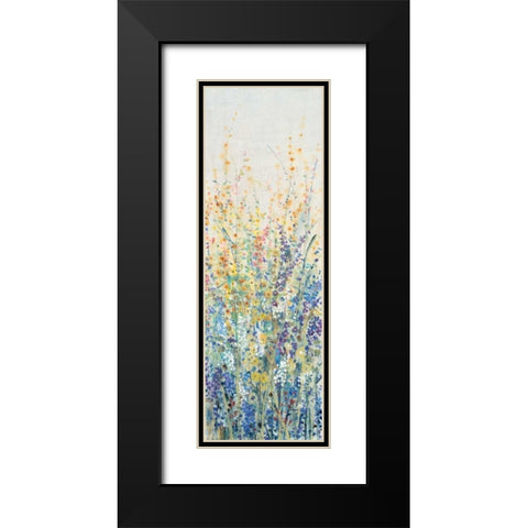 Wildflower Panel I Black Modern Wood Framed Art Print with Double Matting by OToole, Tim