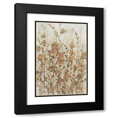 Garden Edge II Black Modern Wood Framed Art Print with Double Matting by OToole, Tim