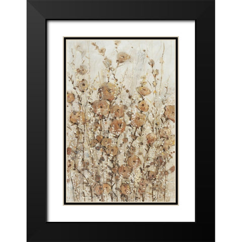 Garden Edge II Black Modern Wood Framed Art Print with Double Matting by OToole, Tim