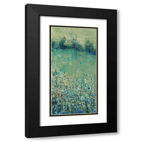 Lush Meadow I Black Modern Wood Framed Art Print with Double Matting by OToole, Tim
