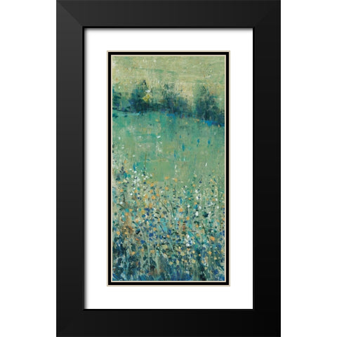 Lush Meadow I Black Modern Wood Framed Art Print with Double Matting by OToole, Tim
