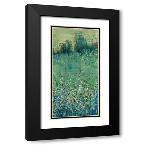 Lush Meadow II Black Modern Wood Framed Art Print with Double Matting by OToole, Tim