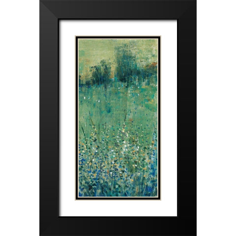 Lush Meadow II Black Modern Wood Framed Art Print with Double Matting by OToole, Tim