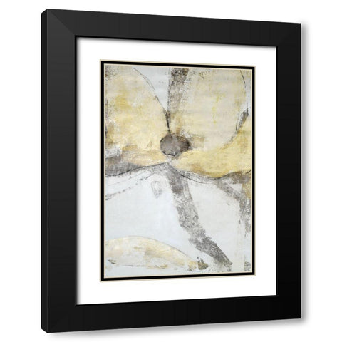 Une Fleur I Black Modern Wood Framed Art Print with Double Matting by OToole, Tim