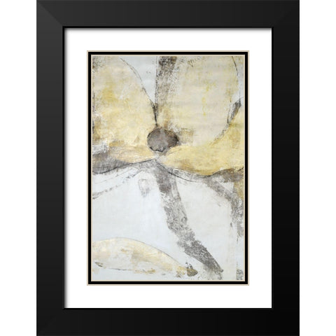 Une Fleur I Black Modern Wood Framed Art Print with Double Matting by OToole, Tim
