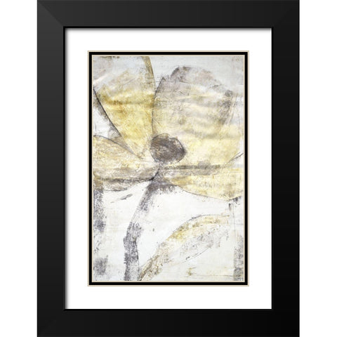 Une Fleur II Black Modern Wood Framed Art Print with Double Matting by OToole, Tim