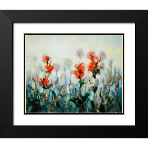 Ode to Monet 3 Black Modern Wood Framed Art Print with Double Matting by Dag, Inc.