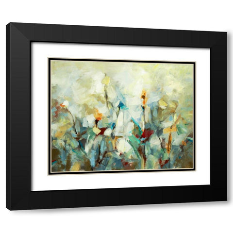 Ode to Monet 5 Black Modern Wood Framed Art Print with Double Matting by Dag, Inc.