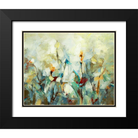 Ode to Monet 5 Black Modern Wood Framed Art Print with Double Matting by Dag, Inc.