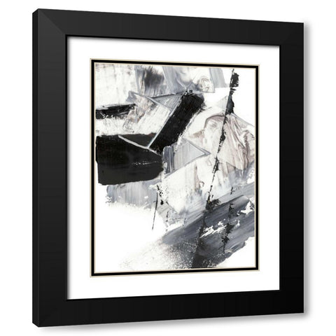 Topple I Black Modern Wood Framed Art Print with Double Matting by Harper, Ethan