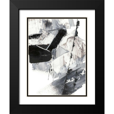 Topple I Black Modern Wood Framed Art Print with Double Matting by Harper, Ethan