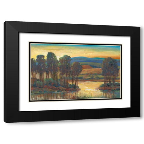 Open Inlet I Black Modern Wood Framed Art Print with Double Matting by OToole, Tim