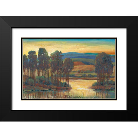 Open Inlet I Black Modern Wood Framed Art Print with Double Matting by OToole, Tim