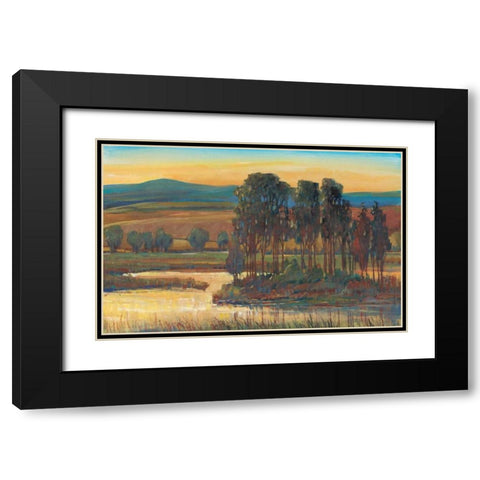 Open Inlet II Black Modern Wood Framed Art Print with Double Matting by OToole, Tim