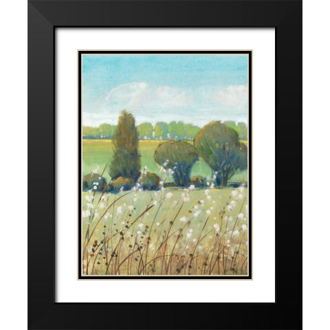 Summer Breeze I Black Modern Wood Framed Art Print with Double Matting by OToole, Tim
