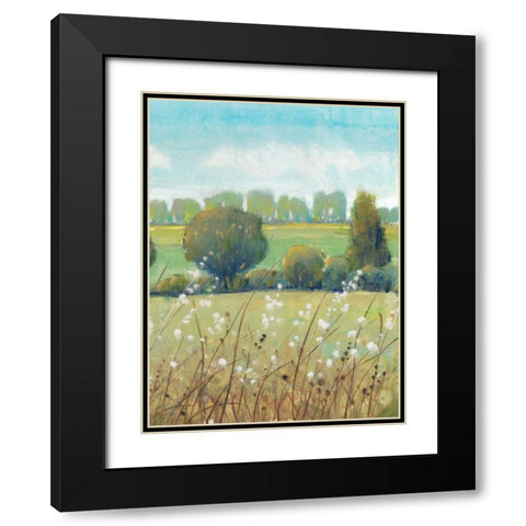 Summer Breeze II Black Modern Wood Framed Art Print with Double Matting by OToole, Tim