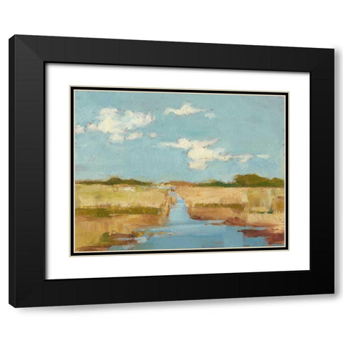 Summer Wetland I Black Modern Wood Framed Art Print with Double Matting by Harper, Ethan