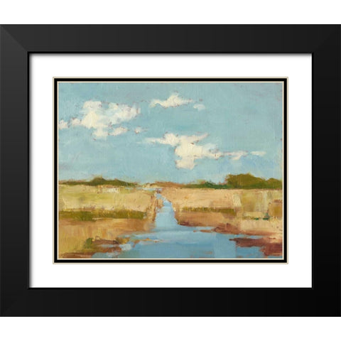 Summer Wetland I Black Modern Wood Framed Art Print with Double Matting by Harper, Ethan