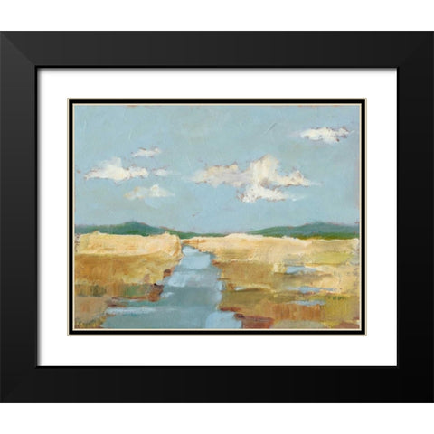 Summer Wetland II Black Modern Wood Framed Art Print with Double Matting by Harper, Ethan
