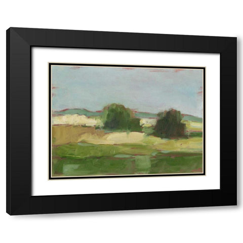 Rolling Pasture I Black Modern Wood Framed Art Print with Double Matting by Harper, Ethan