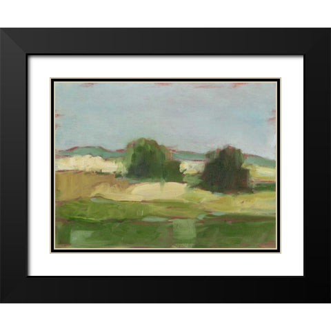 Rolling Pasture I Black Modern Wood Framed Art Print with Double Matting by Harper, Ethan