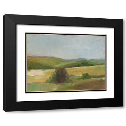 Rolling Pasture II Black Modern Wood Framed Art Print with Double Matting by Harper, Ethan