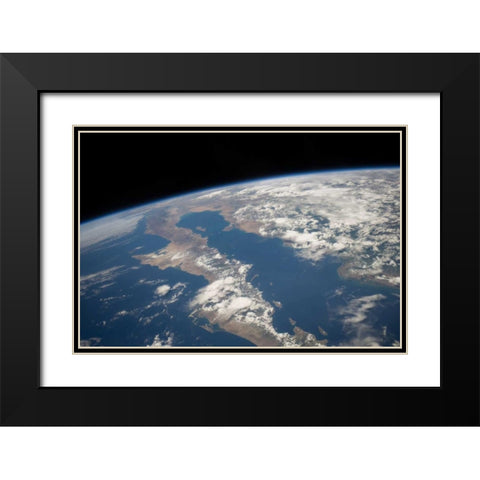 Space Photography XI Black Modern Wood Framed Art Print with Double Matting by Unknown
