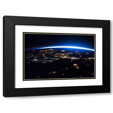Space Photography XII Black Modern Wood Framed Art Print with Double Matting by Unknown