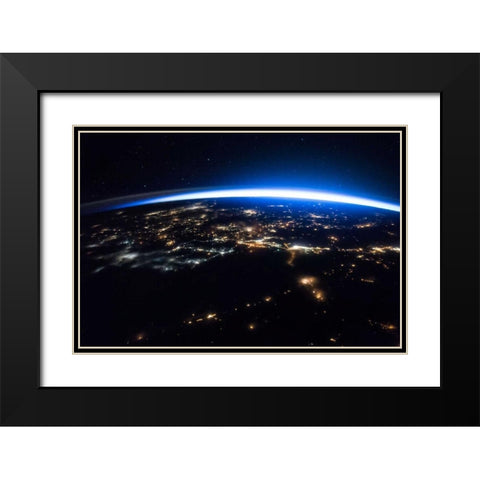 Space Photography XII Black Modern Wood Framed Art Print with Double Matting by Unknown