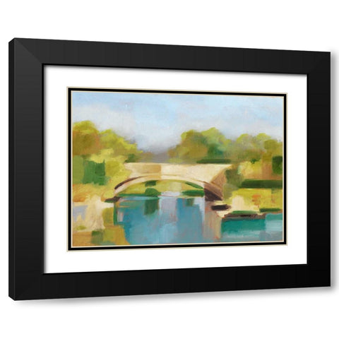Park Bridge I Black Modern Wood Framed Art Print with Double Matting by Harper, Ethan