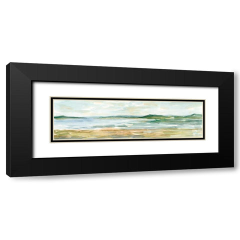 Panoramic Seascape I Black Modern Wood Framed Art Print with Double Matting by Harper, Ethan