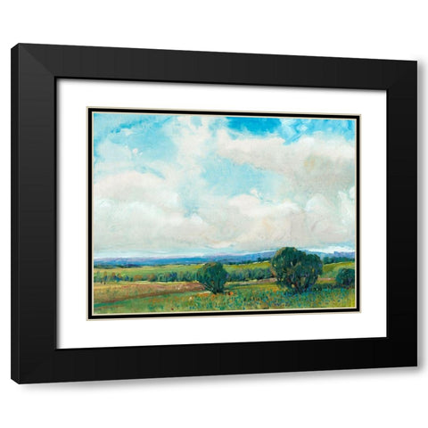 Looming Clouds II Black Modern Wood Framed Art Print with Double Matting by OToole, Tim