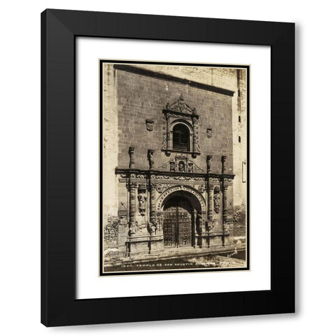 Old Mexico I Black Modern Wood Framed Art Print with Double Matting by Unknown