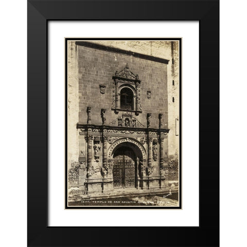 Old Mexico I Black Modern Wood Framed Art Print with Double Matting by Unknown