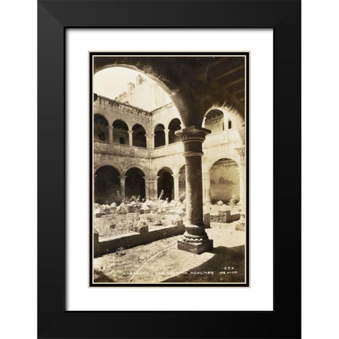 Old Mexico II Black Modern Wood Framed Art Print with Double Matting by Unknown