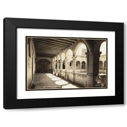 Old Mexico III Black Modern Wood Framed Art Print with Double Matting by Unknown