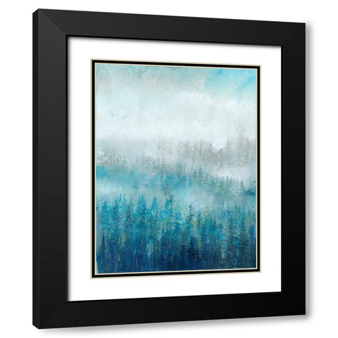 Above the Mist I Black Modern Wood Framed Art Print with Double Matting by OToole, Tim