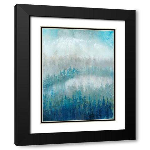 Above the Mist II Black Modern Wood Framed Art Print with Double Matting by OToole, Tim