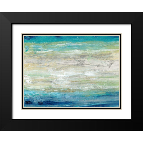 Wave Length I Black Modern Wood Framed Art Print with Double Matting by OToole, Tim