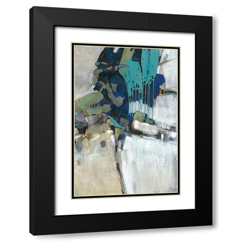 Separation I Black Modern Wood Framed Art Print with Double Matting by OToole, Tim