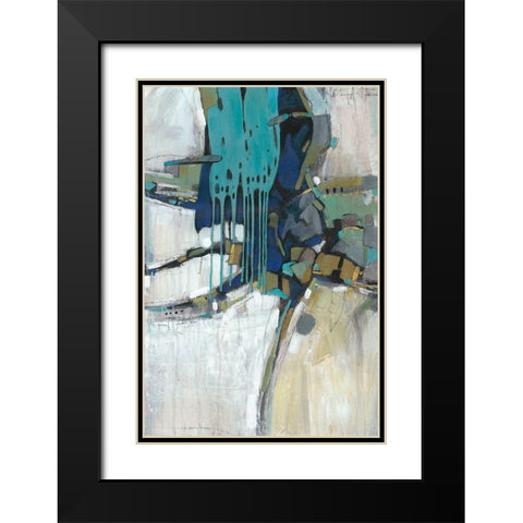 Separation II Black Modern Wood Framed Art Print with Double Matting by OToole, Tim