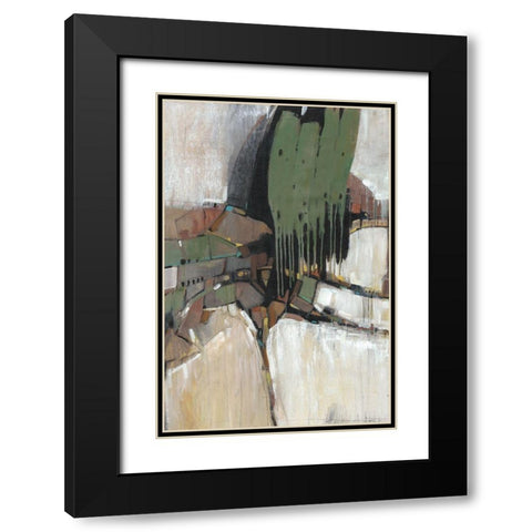 Separation III Black Modern Wood Framed Art Print with Double Matting by OToole, Tim