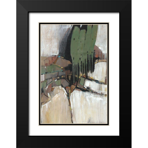 Separation III Black Modern Wood Framed Art Print with Double Matting by OToole, Tim