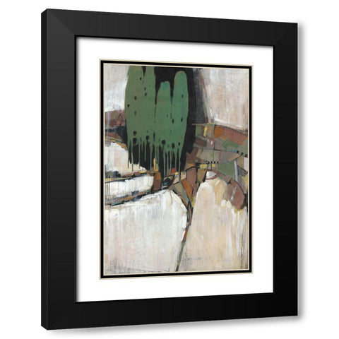 Separation IV Black Modern Wood Framed Art Print with Double Matting by OToole, Tim