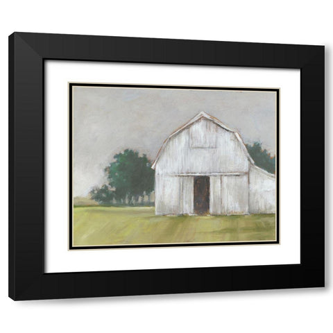 Rustic Barnyard II Black Modern Wood Framed Art Print with Double Matting by Harper, Ethan