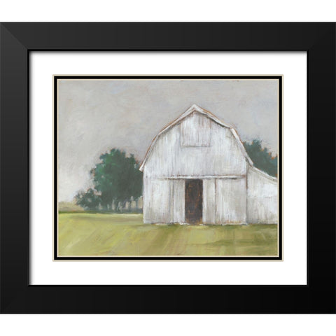 Rustic Barnyard II Black Modern Wood Framed Art Print with Double Matting by Harper, Ethan