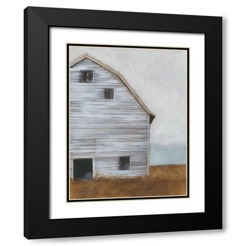 Abandoned Barn I Black Modern Wood Framed Art Print with Double Matting by Harper, Ethan