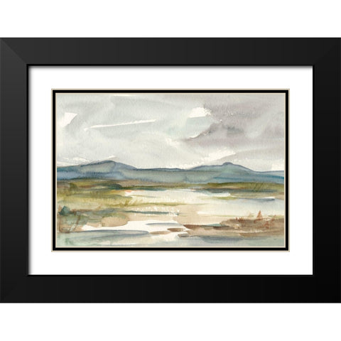 Overcast Wetland I Black Modern Wood Framed Art Print with Double Matting by Harper, Ethan