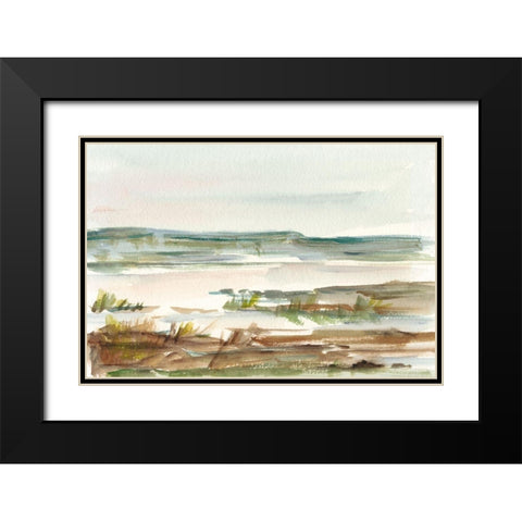 Overcast Wetland II Black Modern Wood Framed Art Print with Double Matting by Harper, Ethan