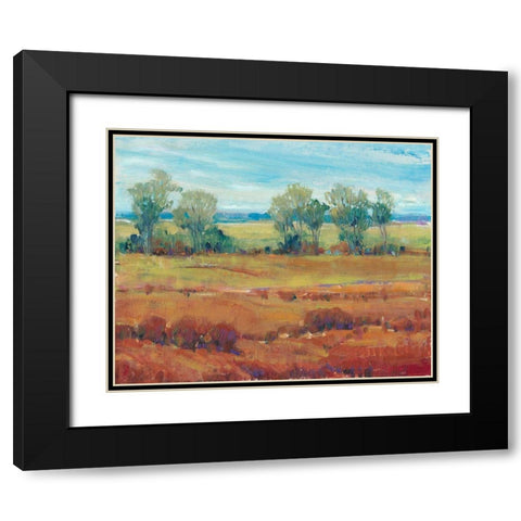 Red Clay I Black Modern Wood Framed Art Print with Double Matting by OToole, Tim